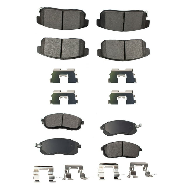 Balatas AG para Auto Completo para Nissan Sentra 2002 a 2006 8 Piezas Nuevas