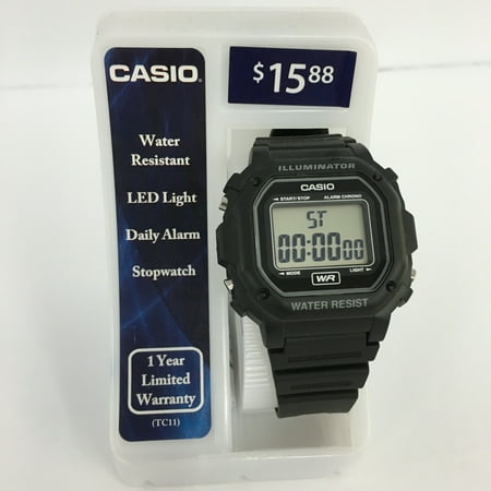 men's digital watch square shape