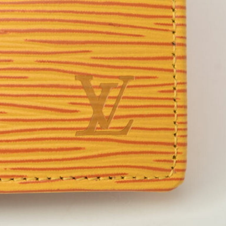 Louis Vuitton Wallet Epi Vintage Discontinued LOUIS VUITTON Folding M63549  Tassili Yellow