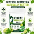 thumbnail image 4 of RPKPR 30PCS Rodent Repellent Balls, Natural Peppermint Oil Mouse Repellent for House Indoors, Safe for Pets, Mice & Rat Deterrent Tablets for Closet, Attic, Garage, Pantry, 4 of 9