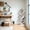 Cloud White, variant on LEDREM 9-Tier Tree Bookshelf, Space-Saving Corner Bookcase for Living Room, Bedroom, Office, Holds 22lb/Shelf, Anti-Tip Design, Cloud White