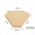thumbnail image 2 of CNKOO Cone Coffee Filters  100 Count 1-4 Cups Unbleached V60 Disposable Coffee Filter Paper  Compatible with Conical Shaped Pour Over Coffee Dripper and Drip Coffee Maker, 2 of 4