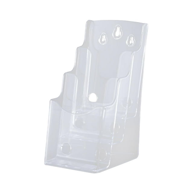 Wisewang Support de Dépliant Présentoir Magazines Menu Document Circulaire Support Rack Réception Réunion Restaurant Brochure A6 3 Niveaux