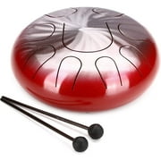 Pearl 9 Note Tongue Drum - C Penta - Crimson Burst