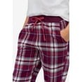 thumbnail image 4 of Ellos Women's Plaid Flannel Sleep Pants Pajama Bottoms, 4 of 6