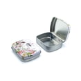 thumbnail image 5 of Caja de almacenamiento abatible de color, caja pequeña de hojalata para postales, dulces, mini lata, horquilla, joyería, caja de papel para notas, 5 of 5