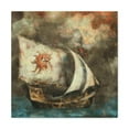 thumbnail image 1 of Boats on Ocean Waves - Canvas, 1 of 10