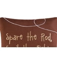 thumbnail image 2 of Spoil The Fishin Embroidered Accent Pillow, 2 of 4
