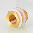thumbnail image 4 of 1 inch Conector de tanque de agua 1/2" 3/4" 1' Conectores de tubería Adaptador giratorio para manguera de jardín, 4 of 5
