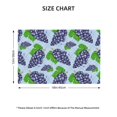 thumbnail image 4 of Placemats Set Of 4 / 6, Grape Print Blue Placemats For Dining Table Indoor/Outdoors Heat Resistant Washable Placemats 18" X 12", 4 of 8