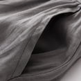 thumbnail image 5 of Diufon Cotton Linen Pants for Women Solid Color Pants Elastic Waist Drawstring Pants with Pockets, 5 of 7