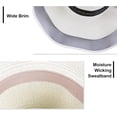thumbnail image 4 of Sombrero de paja para mujer, plegable, de ala ancha, con protección UV UPF50, para viajes, para playa y verano, 4 of 7