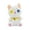 White, variant on Adorable Black Plush Cat Toy with Colorful Eyes, Soft Stuffed Animal for Kids, Perfect Cuddly Companion, 5.5Inches
