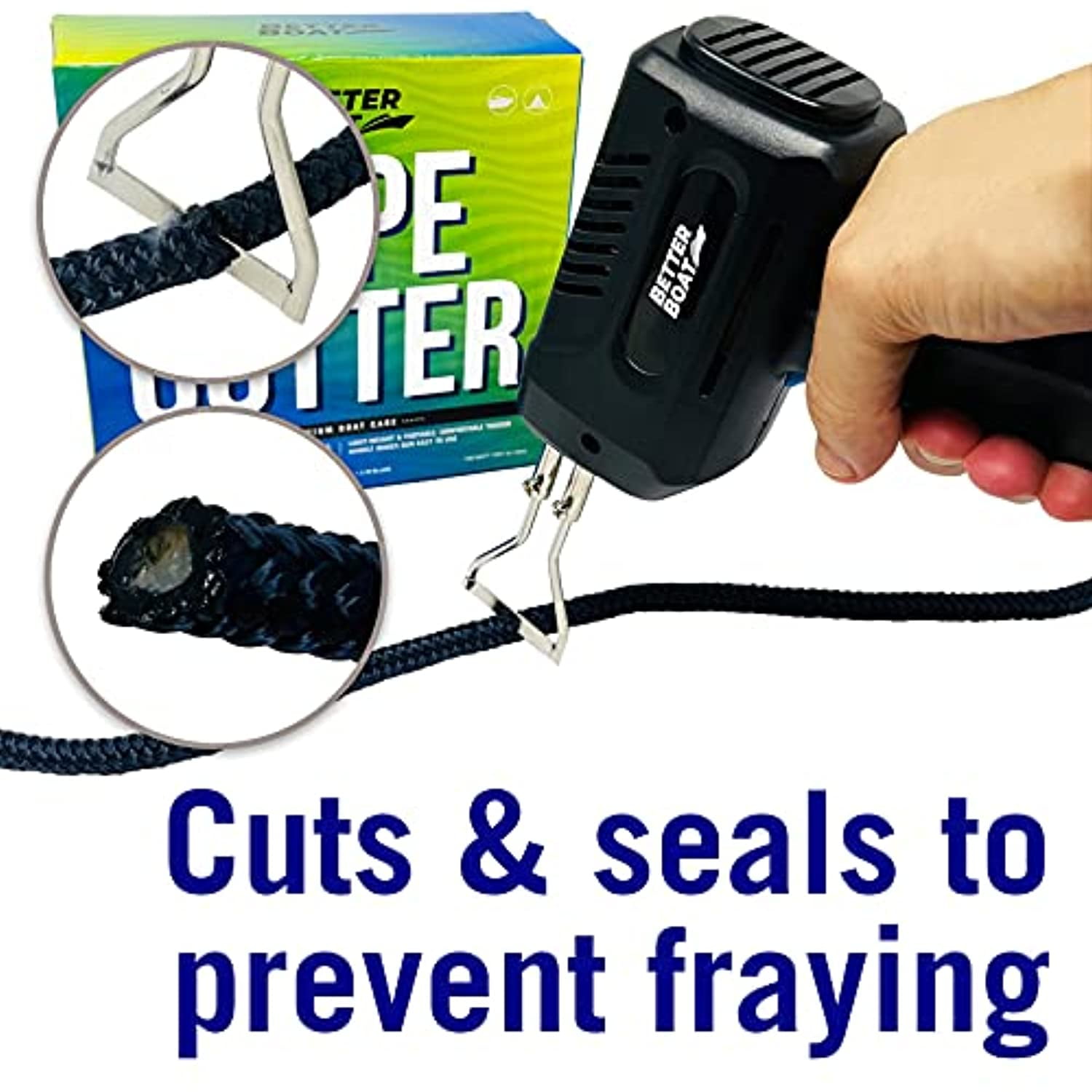 Hot Knife Rope Cutter for Heated Nylon Strap Cutting Marine Grade Lines Heat and Sealing Tool
