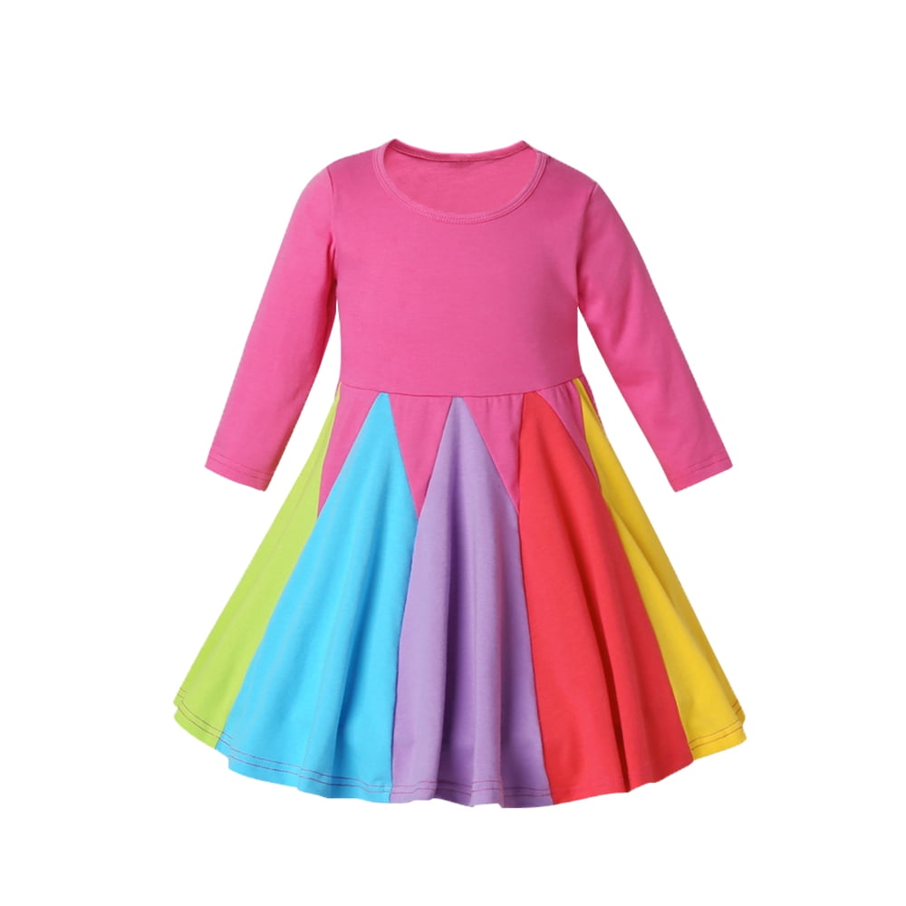 rainbow dress baby girl