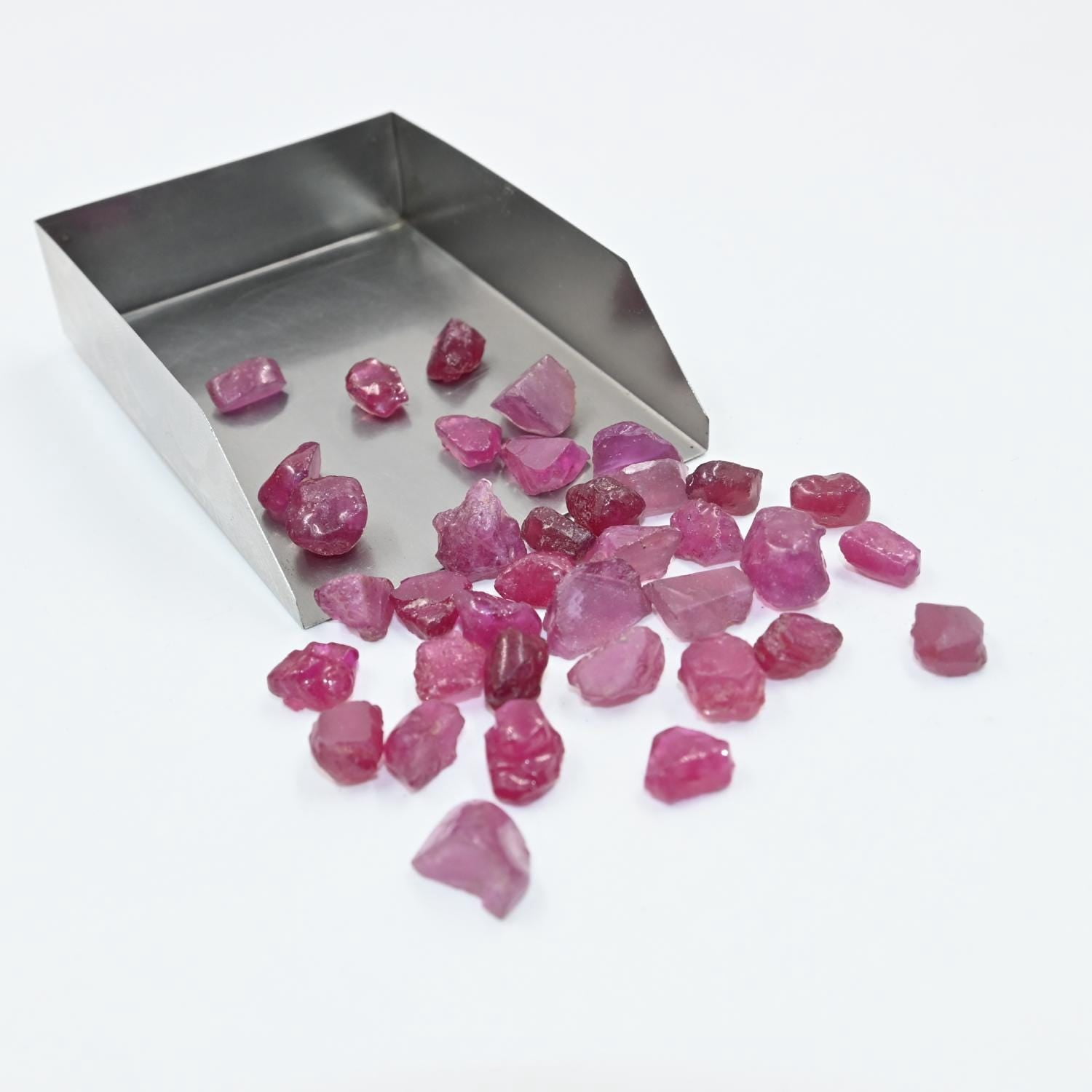 A.B. Gems Natural Tiny Ruby Raw, Precious Ruby Crystal, Raw Ruby Gemstone, Uncut Ruby Stone, Jewelry Making, Healing Crystal, Collector's Gem