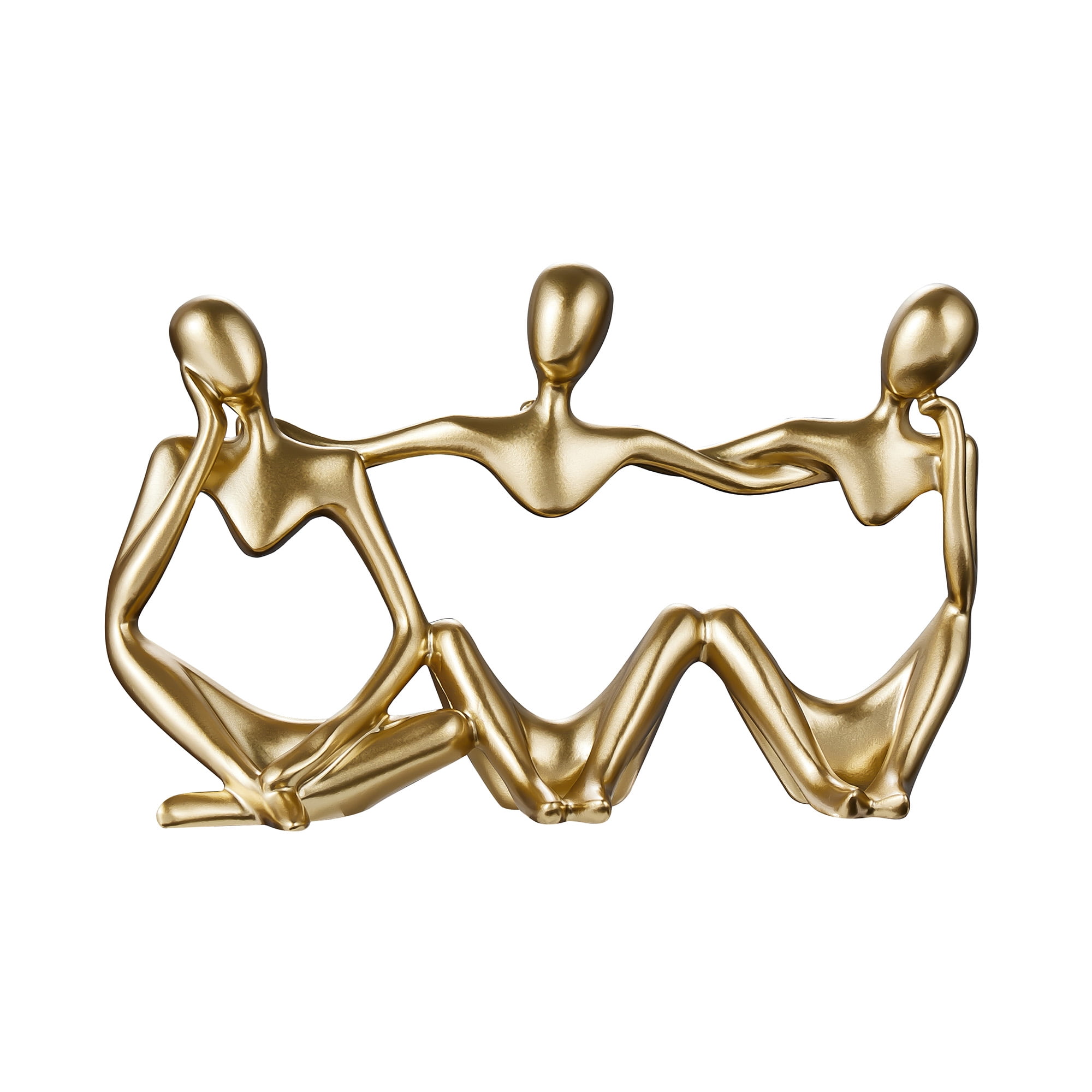 Pudcoco Abstract Thinker Resin Statue for Home Decor Modern Home Office