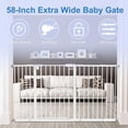 Kinbor Extra Wide Baby Gate 58 Inch Doorway Stair Gate Tall kinbor-extra-wide-baby-gate-58-inch-doorway-stair-gate-tall