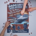 thumbnail image 3 of Anacortes, Washington, Blue Whale Watching, Vintage Sign (1000 Piece Puzzle, Size 19x27, Challenging Jigsaw Puzzle for Adults and Family, Made in USA), 3 of 4