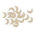 thumbnail image 4 of Piezas De Sin Terminar: Paquete De 20 Baldosas De Con Forma De , Artesanal Rústica Natural Para Decoración para hogar, Suminis 140x111mm Yotijar Artesanía de piezas de madera, 4 of 7