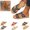 Navy, variant on Sandals Women with Metallic Accents, Slip On Breathable Open Toe,Non Slip Cushion insole for Walking Sandals