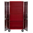 thumbnail image 4 of UltraHD Rolling Storage Cabinet, Red, 36" W x 18" D x 72" H, 4 of 7