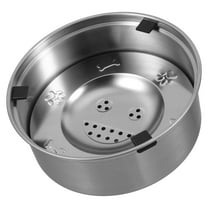 OFFIGAM Slow Water Bowl for Dogs Stainless Steel Floating Design 1Set