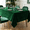 Dark Green, variant on Luxury Velvet Table Cloth, 1 Piece, Multi Sizes, 4-10 Seater Stain Resistant Table Cover, Matte Soft Velvet Tabletop Decor for Home, Villa, Thanksgiving Christmas Holiday Party