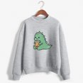 thumbnail image 2 of IROINNID Discount Womens Winter Clothes Pullover Hoodies Winter Sexy Shirts Round Neck Long Sleeve Tops Printed Regular Blouse,Gray, 2 of 3