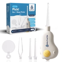 Baby Proof Me Picki 2-in-1 Nose and Ear Cleaner Tool, Earwax Remover with LED Light and Magnifier