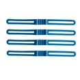thumbnail image 4 of Toystoory Paquete de 4 correas de bicicleta de silicona para bicicleta, soporte para antorcha de ciclismo, accesorios fijos reutilizables para Ciclismo Azul, 4 of 6