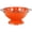 Orange, variant on 3 Quart Powder Coated Steel Kitchen Strainer Basket for draining Pasta, Vegetable and Fruit