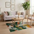 thumbnail image 3 of ODIKA Botanical Sunset Abstract Print Forest Monstera Round Mid Century for Home Office, Gaming Room, Under Desk, Non-Slip Chair-Friendly, 3 of 7