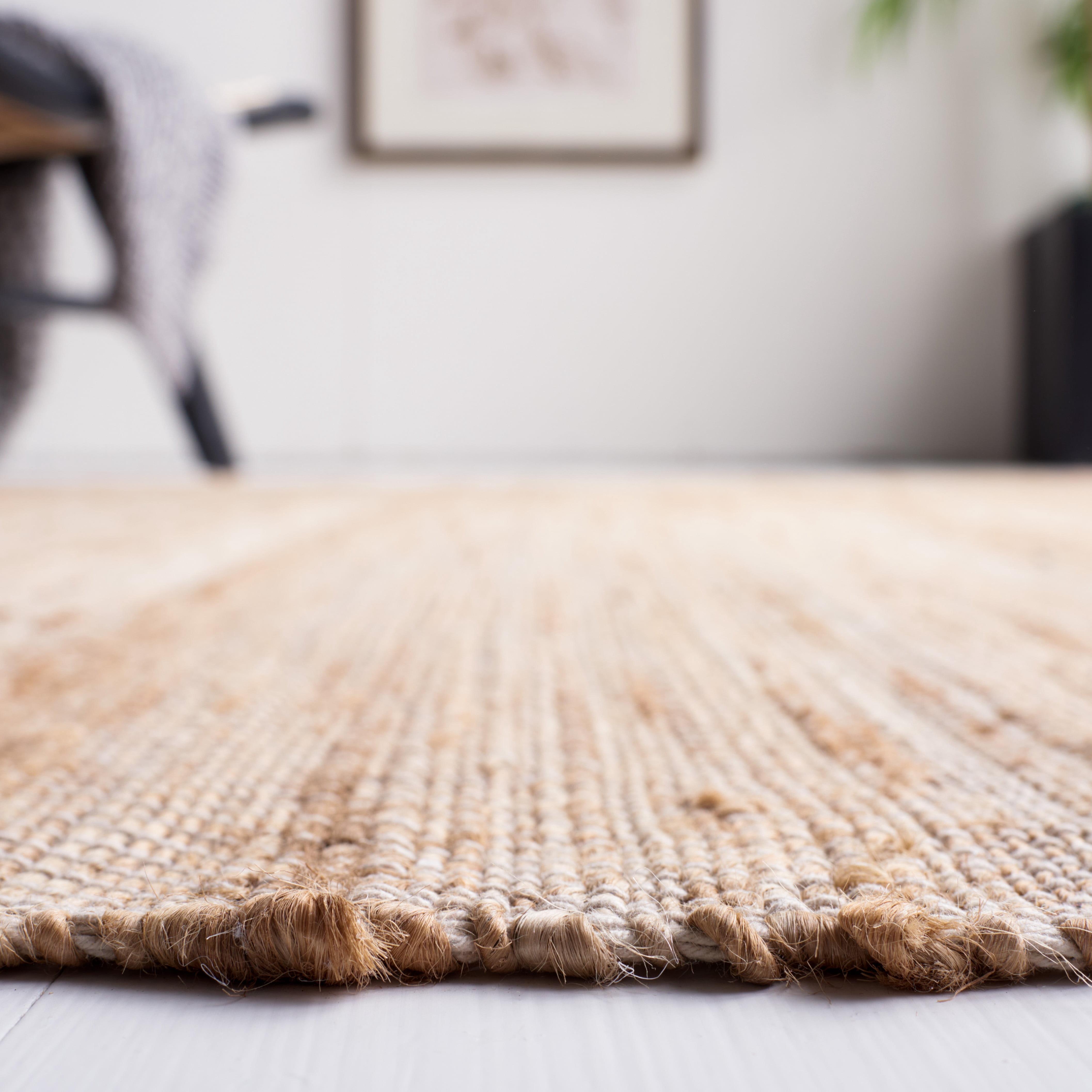 SAFAVIEH Natura Constantine Striped Area Rug, Natural/Ivory, 4' x 6'