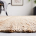thumbnail image 4 of SAFAVIEH Natura Constantine Striped Area Rug, Natural/Ivory, 6' x 6' Square, 4 of 8