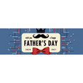 thumbnail image 4 of Retro Style Father's Day Banner Decorative Design Bow Tie Elements Celebration for Father's Day Party Home Decoration Family Gathering, 4 of 8
