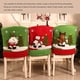thumbnail image 4 of Cubierta de silla de árbol de Navidad para esquiar, suministros de arreglo de protección de muebles, funda de recuerdo de fiesta de Papá Noel Kits de decoración para fiestas Muñeco de nieve Bewildely HA069384-02, 4 of 6