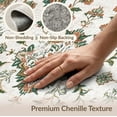 thumbnail image 6 of ODIKA Vintage Scroll Faded Floral Medallion Motif Antique Distressed for Living Room, Under Sectional, Family , Non-Slip Flatwoven, 6 of 7