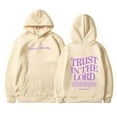 krdevn Women's Reversible Letter Print Long Sleeve Hoodie with Pockets