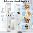 thumbnail image 2 of Dog Clippers for Grooming, Dog Nail Trimmers, 4 in 1 Dog Grooming Kit with LED Display and USB Rechargeable Cordless for Dogs Cats Pets, 2 of 5