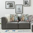 thumbnail image 3 of Nawypu  Easter Rabbit Flower Buffalo Plaid Be Hoppy Throw Pillow Cover, Polka Dot Bird Be Kind Cushion Case Decoration for Sofa Couch &nbsp;2pc, 3 of 6
