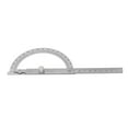 thumbnail image 2 of Stainless Steel Protractor High Accuracy 180 Angle Ruler Gauge Finder for Engineering Design, 2 of 7
