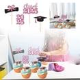 thumbnail image 3 of SXcggal 2025 Graduation Party Decorations Card Slot Inserts For Cupcake Toppers Paper Graduation Design Cake Decorations For Party Supplies And Celebrations Practical Basic Card Slot For Garden, 3 of 7