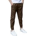 thumbnail image 5 of SJLDQY Boys Joggers Summer Lightweight Sweatpants for Boys Solid Color Loose Athletic Trousers with Pockets, 5 of 8
