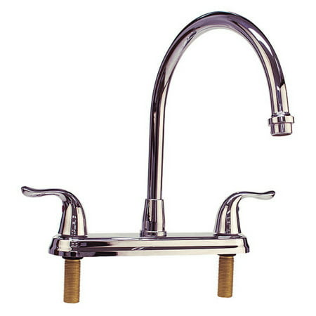 EZ-FLO 10189 Kitchen Faucet, Two-Handle, Chrome
