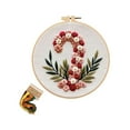 thumbnail image 2 of Summercome Christmas Embroidery Kit, Cross Stitch Kits,DIY Embroidery Starter Kit for Adults & Beginners, DIY Needlepoint Kit with Embroidery Hoop Thread Needle for Craft Lover Birthday Gifts, A, 2 of 6