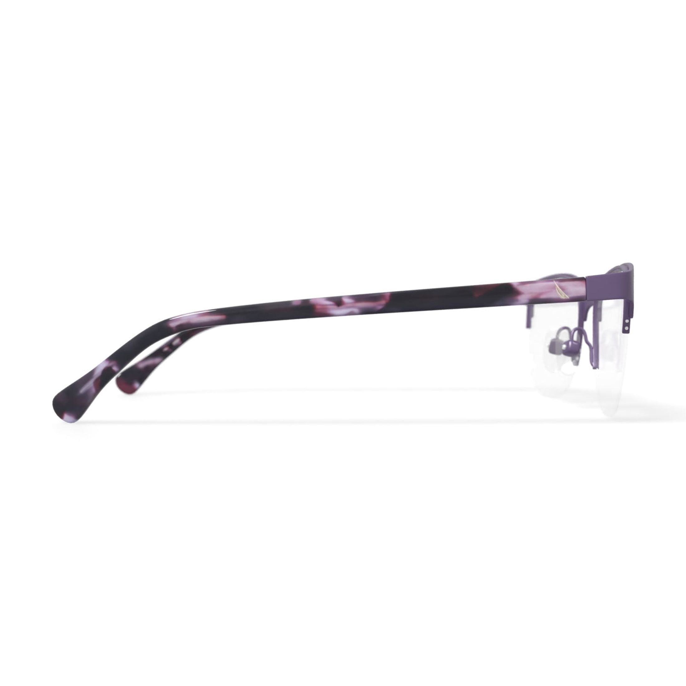Nautica Youth NGO101 Prescription Eyeglasses with Case, Purple Crystal