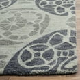 thumbnail image 3 of SAFAVIEH Wyndham Louise Medallion Area Rug, Silver/Blue, 10' x 14', 3 of 8