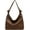 Chocolate Brown, variant on Vintage Slouchy Shoulder Hobo Bags for Women Trendy Soft PU Leather Clutch Purse Totes Handbags