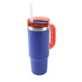 thumbnail image 5 of Ozark Trail 18 oz Stainless Steel Insulated Tumbler with Handle, Royal Blue and Bright Orange, 5 of 8